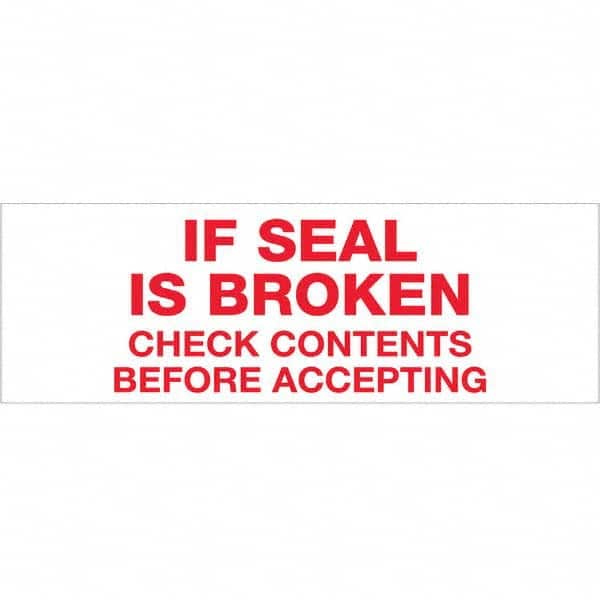 Tape Logic - Shipping & DOT Labels Message Type: Shipping Label Legend: If Seal is Broken - Industrial Tool & Supply