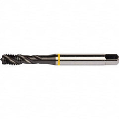 DORMER - 5/8-11 UNC 4 Flute 2B Semi-Bottoming Spiral Flute Tap - Industrial Tool & Supply