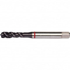 DORMER - 4-40 UNC 3 Flute 2B Semi-Bottoming Spiral Flute Tap - Industrial Tool & Supply