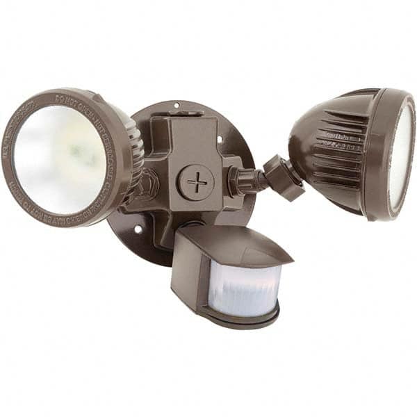 Hubbell Lighting - Motion Sensing Light Fixtures Detection Angle: 180 Number of Heads: 2 - Industrial Tool & Supply