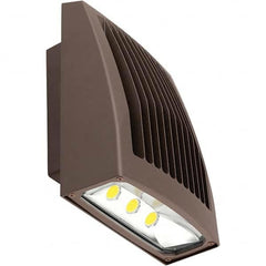 Hubbell Lighting - Wall Pack Light Fixtures Lamp Type: LED Wattage: 50 - Industrial Tool & Supply