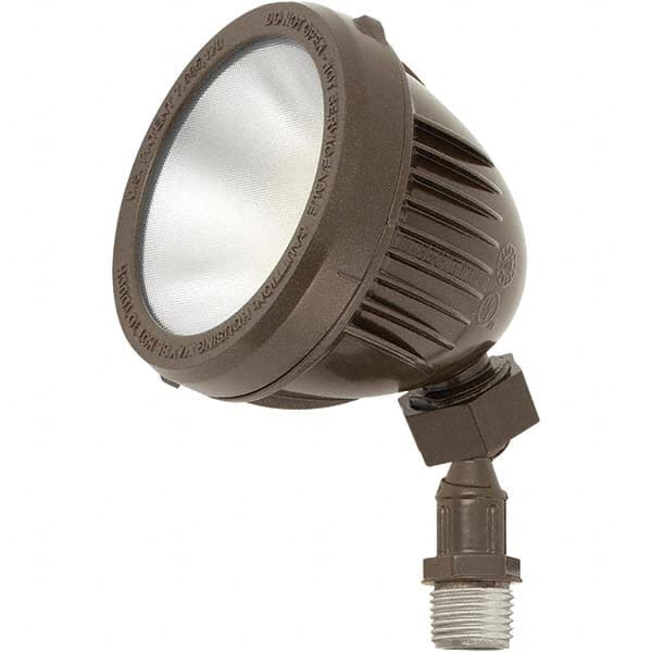 Hubbell Lighting - Floodlight Fixtures Mounting Type: Knuckle/Stake Mount Housing Color: Bronze - Industrial Tool & Supply