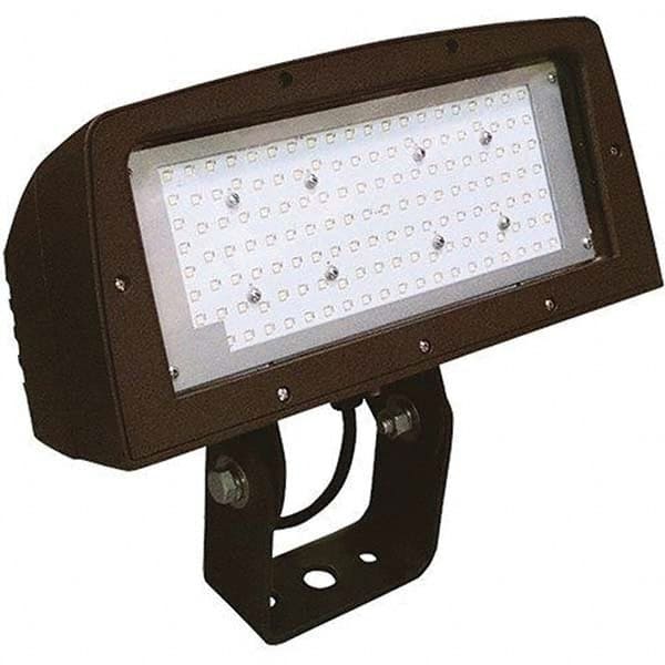 Hubbell Lighting - Floodlight Fixtures Mounting Type: Yoke Mount Housing Color: Bronze - Industrial Tool & Supply