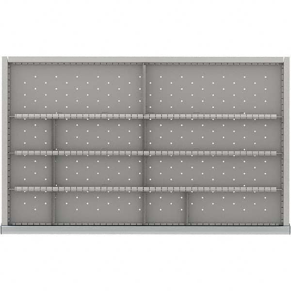 LISTA - 12-Compartment Drawer Divider Layout for 3.15" High Drawers - Industrial Tool & Supply