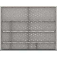 LISTA - 12-Compartment Drawer Divider Layout for 3.15" High Drawers - Industrial Tool & Supply