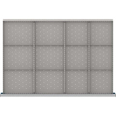 LISTA - 12-Compartment Drawer Divider Layout for 3.15" High Drawers - Industrial Tool & Supply