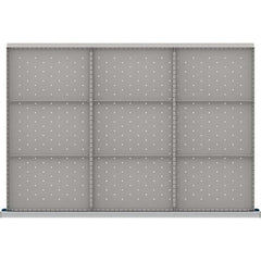 LISTA - 9-Compartment Drawer Divider Layout for 3.15" High Drawers - Industrial Tool & Supply