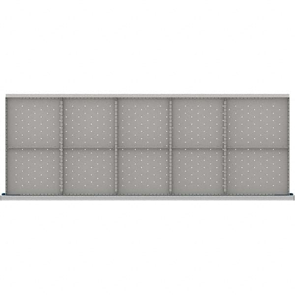 LISTA - 10-Compartment Drawer Divider Layout for 3.15" High Drawers - Industrial Tool & Supply