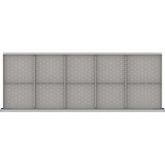 LISTA - 10-Compartment Drawer Divider Layout for 3.15" High Drawers - Industrial Tool & Supply