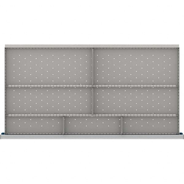 LISTA - 7-Compartment Drawer Divider Layout for 3.15" High Drawers - Industrial Tool & Supply
