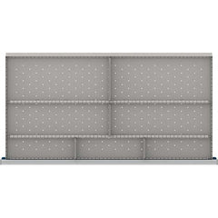LISTA - 7-Compartment Drawer Divider Layout for 3.15" High Drawers - Industrial Tool & Supply