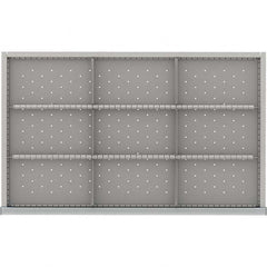 LISTA - 9-Compartment Drawer Divider Layout for 3.15" High Drawers - Industrial Tool & Supply