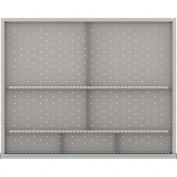 LISTA - 7-Compartment Drawer Divider Layout for 3.15" High Drawers - Industrial Tool & Supply