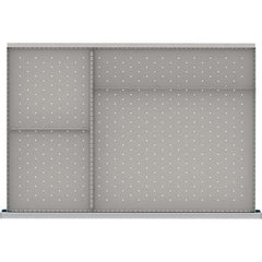 LISTA - 4-Compartment Drawer Divider Layout for 3.15" High Drawers - Industrial Tool & Supply