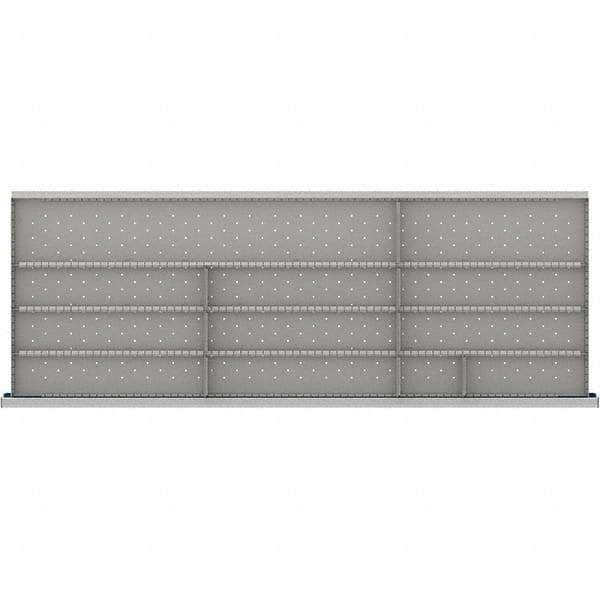 LISTA - 12-Compartment Drawer Divider Layout for 3.15" High Drawers - Industrial Tool & Supply