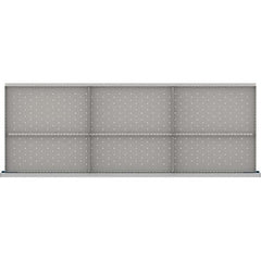 LISTA - 6-Compartment Drawer Divider Layout for 3.15" High Drawers - Industrial Tool & Supply