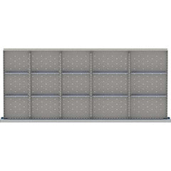 LISTA - 15-Compartment Drawer Divider Layout for 3.15" High Drawers - Industrial Tool & Supply