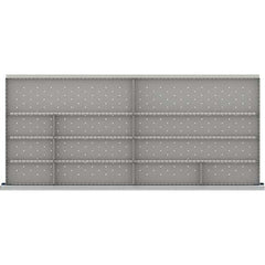 LISTA - 12-Compartment Drawer Divider Layout for 3.15" High Drawers - Industrial Tool & Supply