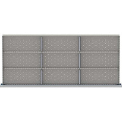 LISTA - 9-Compartment Drawer Divider Layout for 3.15" High Drawers - Industrial Tool & Supply