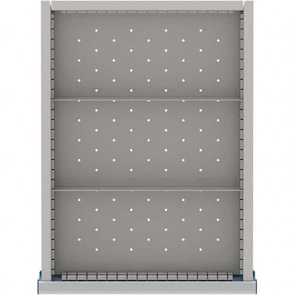 LISTA - 3-Compartment Drawer Divider Layout for 3.15" High Drawers - Industrial Tool & Supply
