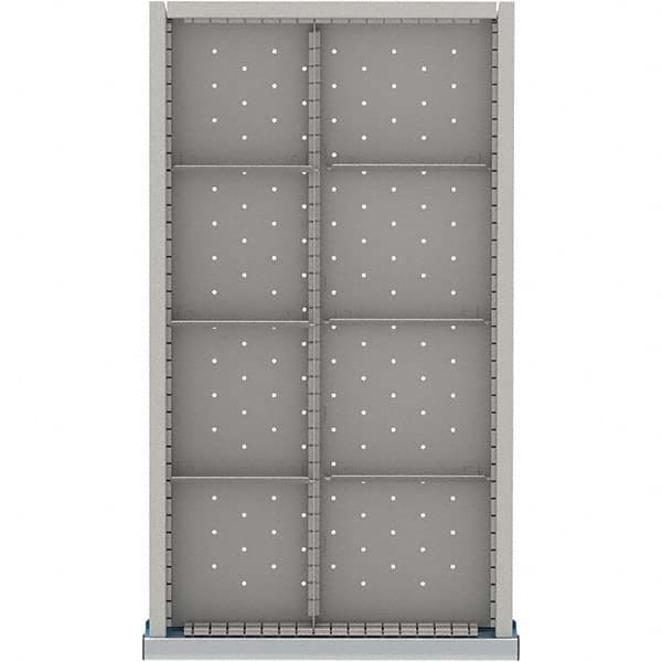 LISTA - 8-Compartment Drawer Divider Layout for 3.15" High Drawers - Industrial Tool & Supply