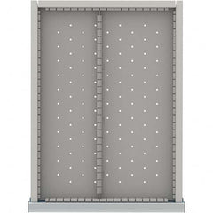 LISTA - 2-Compartment Drawer Divider Layout for 3.15" High Drawers - Industrial Tool & Supply