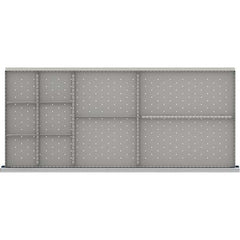 LISTA - 10-Compartment Drawer Divider Layout for 3.15" High Drawers - Industrial Tool & Supply