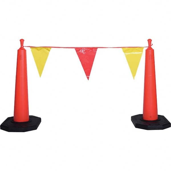 VizCon - Pennants Color: Multicolored Overall Length (Feet): 105.00 - Industrial Tool & Supply