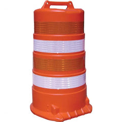 VizCon - Traffic Barrels, Delineators & Posts Type: Channelizer Drum Material: Plastic - Industrial Tool & Supply