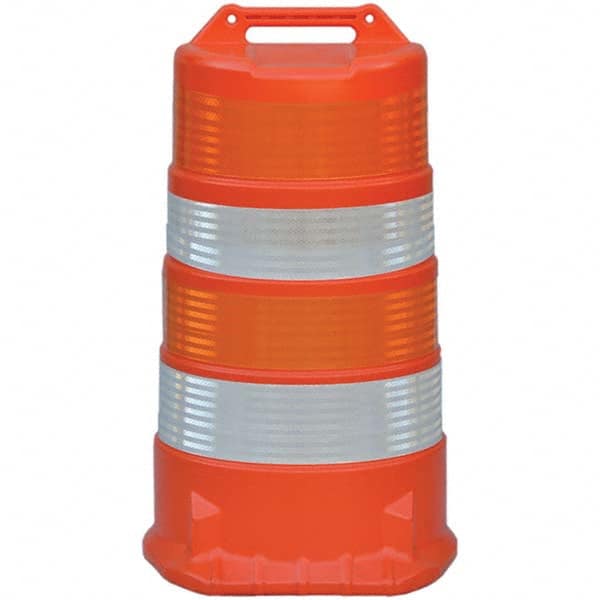 VizCon - Traffic Barrels, Delineators & Posts Type: Channelizer Drum Material: Plastic - Industrial Tool & Supply