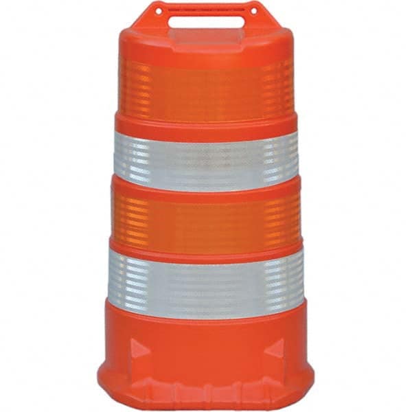 VizCon - Traffic Barrels, Delineators & Posts Type: Channelizer Drum Material: Plastic - Industrial Tool & Supply