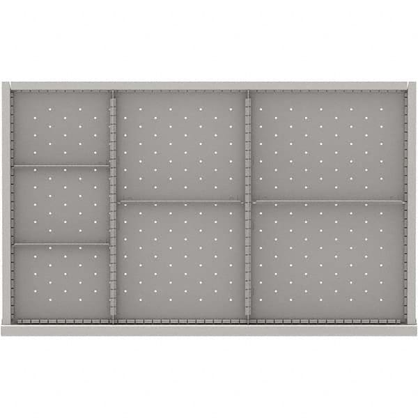 LISTA - 7-Compartment Drawer Divider Layout for 3.15" High Drawers - Industrial Tool & Supply