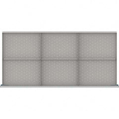 LISTA - 6-Compartment Drawer Divider Layout for 3.15" High Drawers - Industrial Tool & Supply
