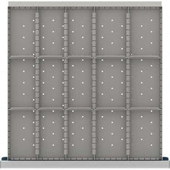 LISTA - 15-Compartment Drawer Divider Layout for 3.15" High Drawers - Industrial Tool & Supply