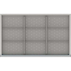 LISTA - 9-Compartment Drawer Divider Layout for 3.15" High Drawers - Industrial Tool & Supply