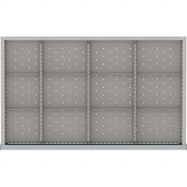 LISTA - 12-Compartment Drawer Divider Layout for 3.15" High Drawers - Industrial Tool & Supply