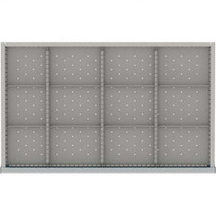 LISTA - 12-Compartment Drawer Divider Layout for 3.15" High Drawers - Industrial Tool & Supply