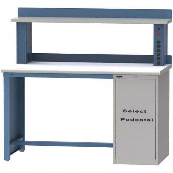 LISTA - Stationary Work Benches, Tables Type: Workstation Top Material: Plastic Laminate - Industrial Tool & Supply