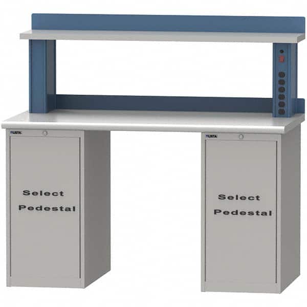 LISTA - Stationary Work Benches, Tables Type: Workstation Top Material: Plastic Laminate - Industrial Tool & Supply