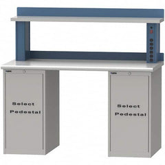 LISTA - Stationary Work Benches, Tables Type: Workstation Top Material: Plastic Laminate - Industrial Tool & Supply