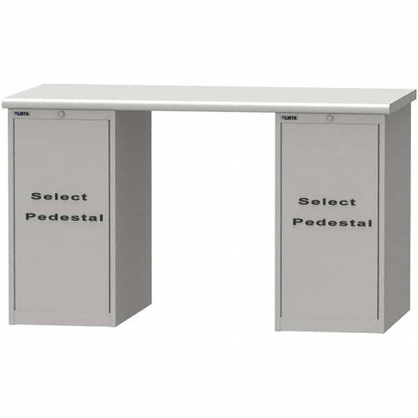 LISTA - Stationary Work Benches, Tables Type: Workstation Top Material: Plastic Laminate - Industrial Tool & Supply