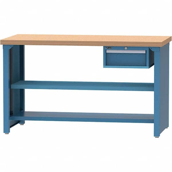 LISTA - Stationary Work Benches, Tables Type: Packaging Table Top Material: Butcher Block - Industrial Tool & Supply