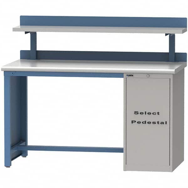 LISTA - Stationary Work Benches, Tables Type: Workstation Top Material: Plastic Laminate - Industrial Tool & Supply