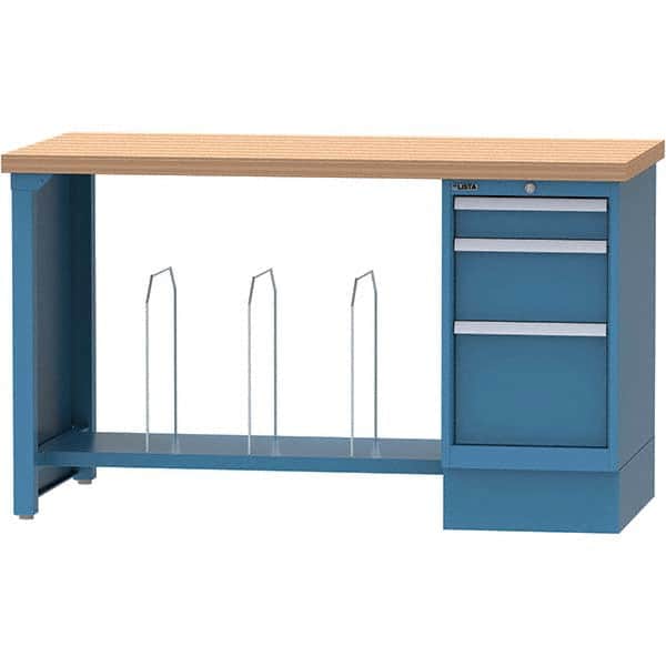 LISTA - Stationary Work Benches, Tables Type: Packaging Table Top Material: Butcher Block - Industrial Tool & Supply