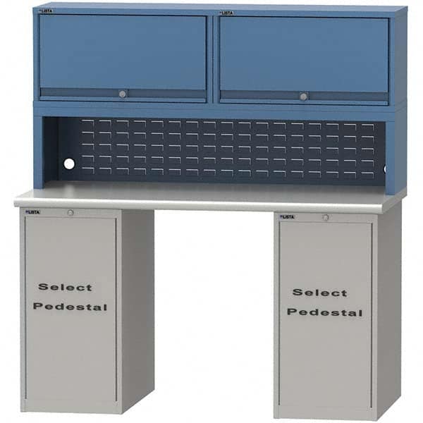 LISTA - Stationary Work Benches, Tables Type: Workstation Top Material: Plastic Laminate - Industrial Tool & Supply