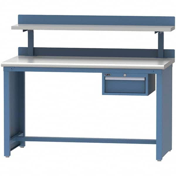 LISTA - Stationary Work Benches, Tables Type: Workstation Top Material: Plastic Laminate - Industrial Tool & Supply