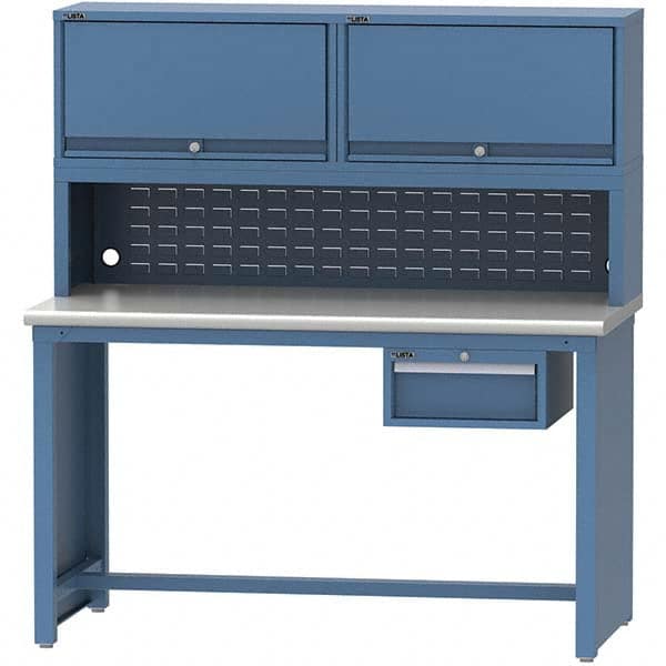 LISTA - Stationary Work Benches, Tables Type: Workstation Top Material: Plastic Laminate - Industrial Tool & Supply