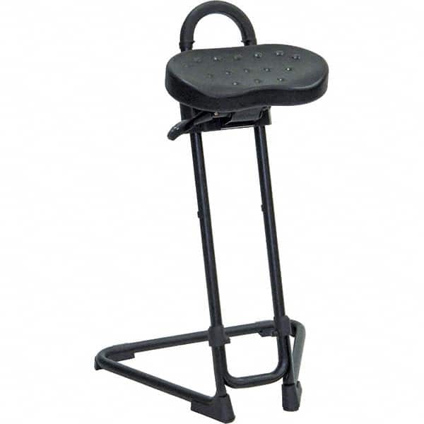 LISTA - Stationary Stools Type: Adjustable Height Stool Base Type: Swivel - Industrial Tool & Supply