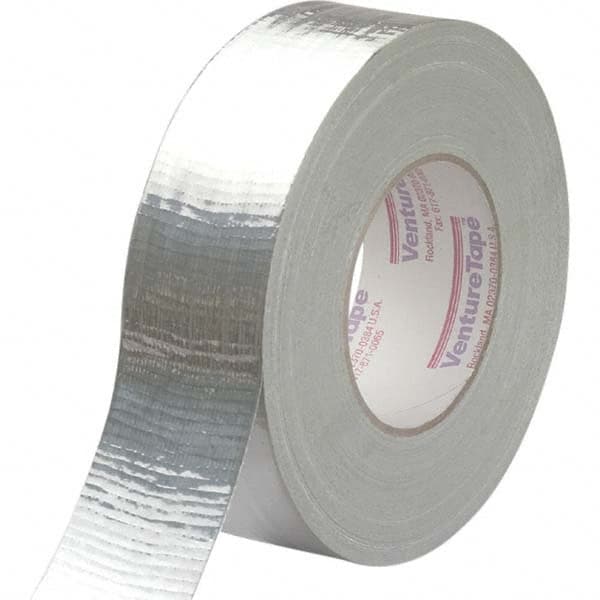 3M - 55m x 48mm x 11 mil Silver Polyethylene Cloth Duct Tape - Industrial Tool & Supply