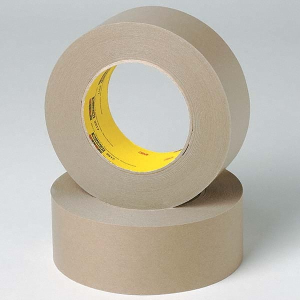 3M - 144mm Wide x 55 m x 6.5 mil Medium Brown Crepe Paper Masking Tape - Industrial Tool & Supply